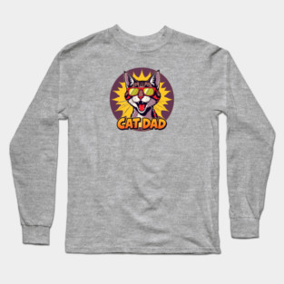 Cat Dad Long Sleeve T-Shirt