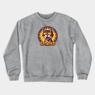 Cat Dad Crewneck Sweatshirt