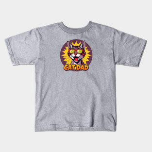 Cat Dad Kids T-Shirt