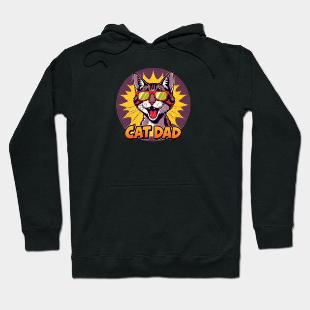 Cat Dad Hoodie by Pete the Cat Guy