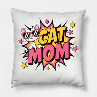 Cat Mom Pillow