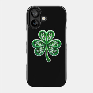 Small Green Shamrock Phone Case