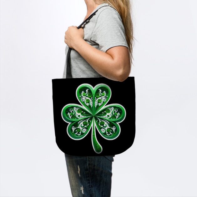 Small Green Shamrock by Creatifly Graphic Tees