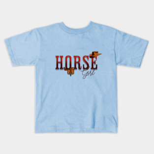 Horse girl Kids T-Shirt