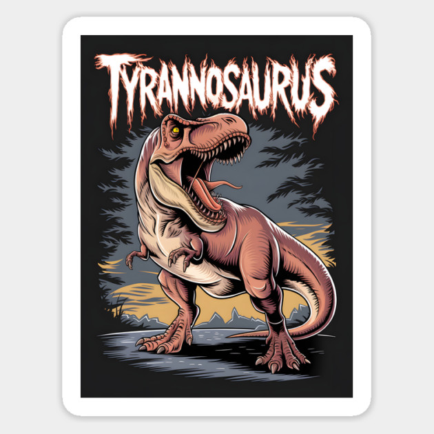 Tyrannosaurus Sticker by animegirlnft
