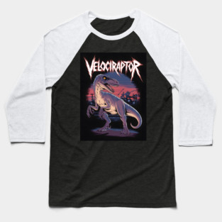 Velociraptor Baseball T-Shirt