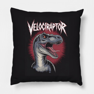 Velociraptor Dinosaur Pillow
