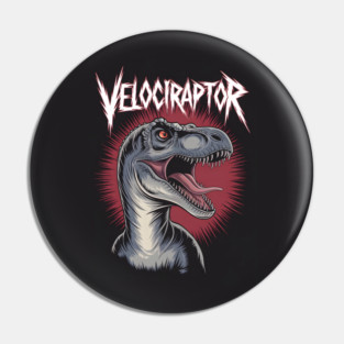 Velociraptor Dinosaur Pin