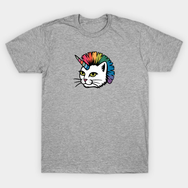 Rainbow Cat Unicorn T-Shirt by Pete the Cat Guy