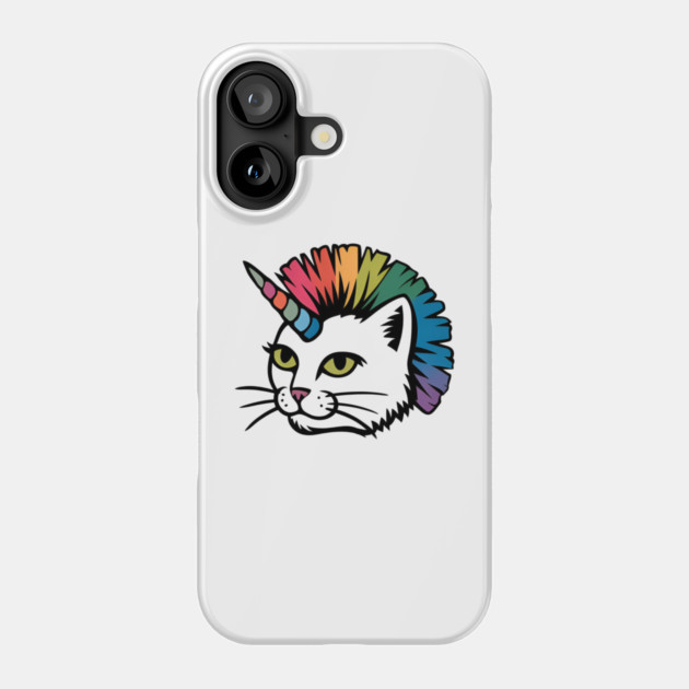 Rainbow Cat Unicorn Phone Case by Pete the Cat Guy