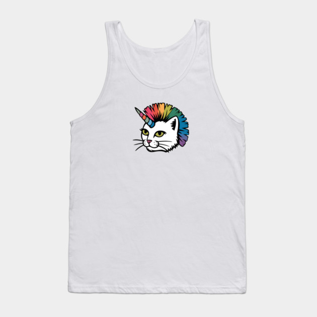 Rainbow Cat Unicorn Tank Top by Pete the Cat Guy