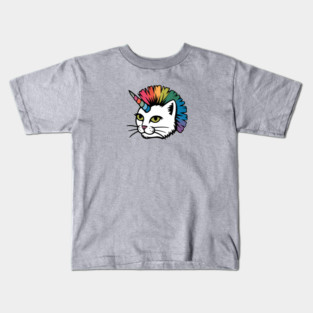Rainbow Cat Unicorn Kids T-Shirt