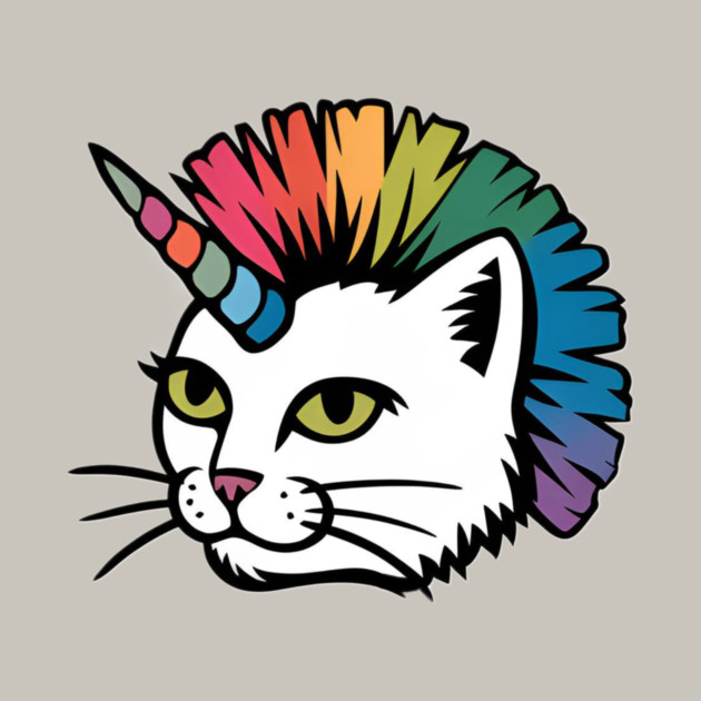 Rainbow Cat Unicorn by Pete the Cat Guy