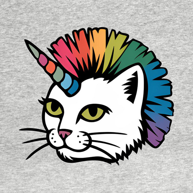 Rainbow Cat Unicorn by Pete the Cat Guy