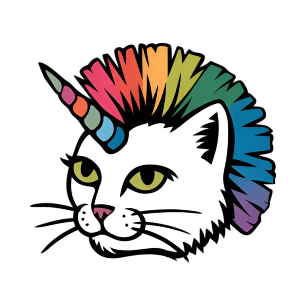 Rainbow Cat Unicorn by Pete the Cat Guy