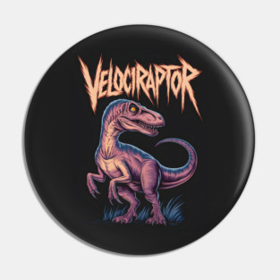 Velociraptor Pin