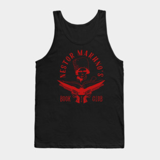 Nestor Makhno's Book Club - Red Version Tank Top