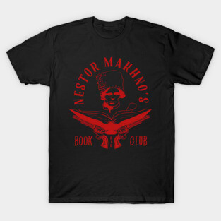 Nestor Makhno's Book Club - Red Version T-Shirt