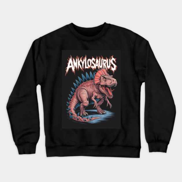 Ankylosaurus Dinosaur Crewneck Sweatshirt by animegirlnft