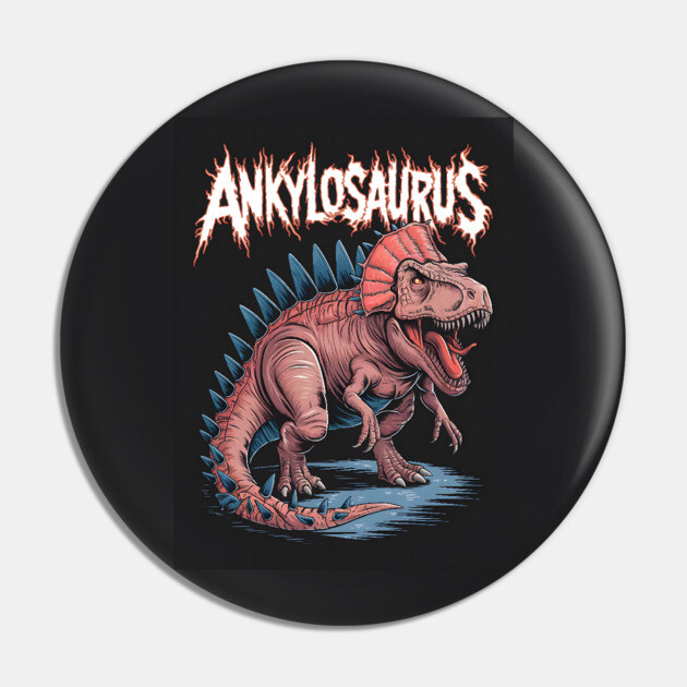 Ankylosaurus Dinosaur Pin by animegirlnft