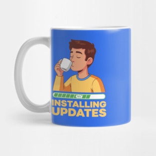 Installing Updates Mug