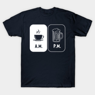 Morning Coffee, Evening Beer T-Shirt