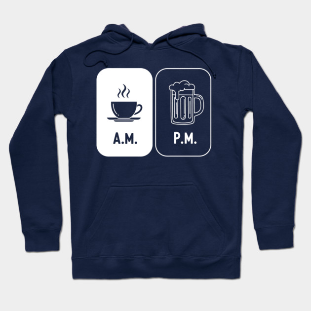 Morning Coffee, Evening Beer Hoodie by enrynz
