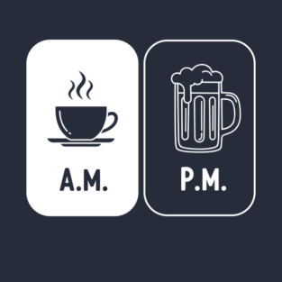 Morning Coffee, Evening Beer T-Shirt