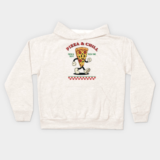 Pizza and Chill Kids Hoodie by enrynz
