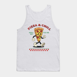 Pizza and Chill Tank Top
