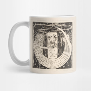 Wisdom descending like rain Mug