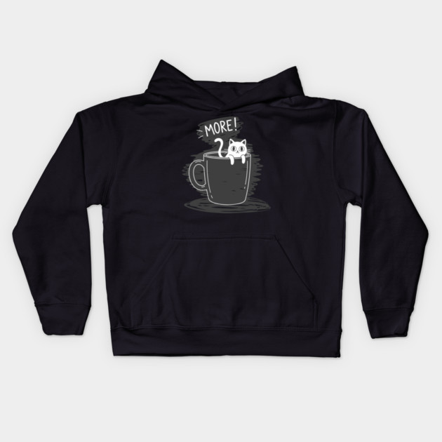 More Coffee Kids Hoodie by enrynz