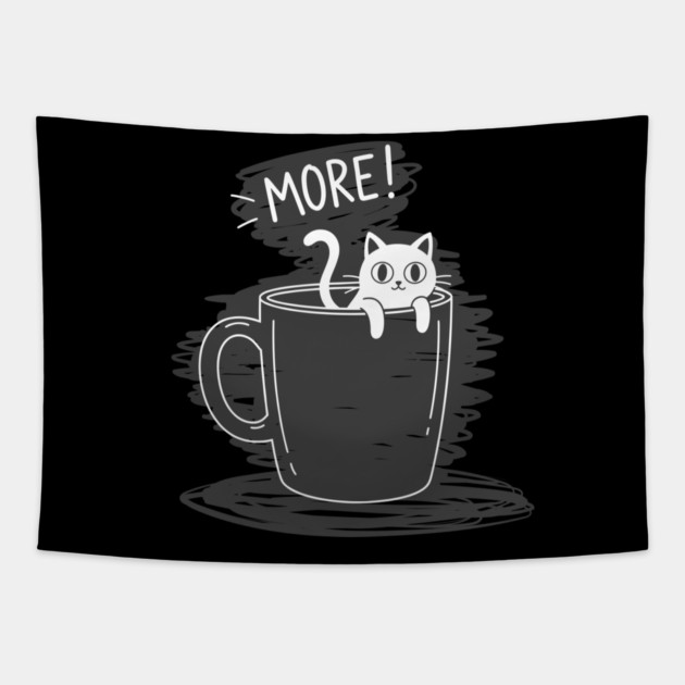 More Coffee Tapestry by enrynz