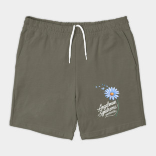 Angelman’s Syndrome Awareness Family Survivor Pretty Ribbon Shorts