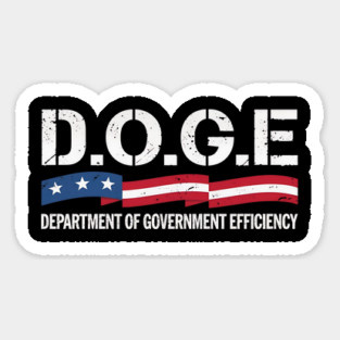 DOGE D.O.G.E. Department Of Government Efficiency Magnet