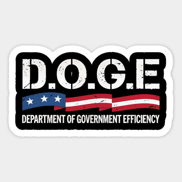 DOGE D.O.G.E. Department Of Government Efficiency Magnet by ArtistTee ⭐⭐⭐⭐⭐