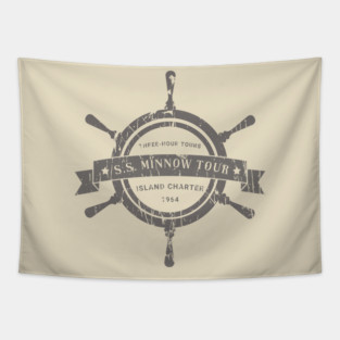 vintage S.S. Minnow Tour gilligans island Tapestry