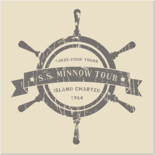 vintage S.S. Minnow Tour gilligans island Posters and Art