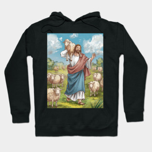Jesus The Shepherd: The Lost Sheep Found Hoodie