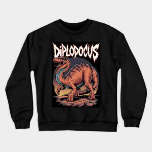 Diplodocus Dinosaur Crewneck Sweatshirt