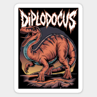 Diplodocus Dinosaur Sticker