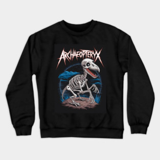 Archaeopteryx Skeleton Crewneck Sweatshirt