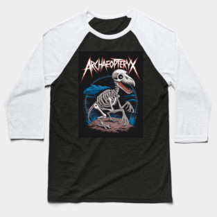 Archaeopteryx Skeleton Baseball T-Shirt