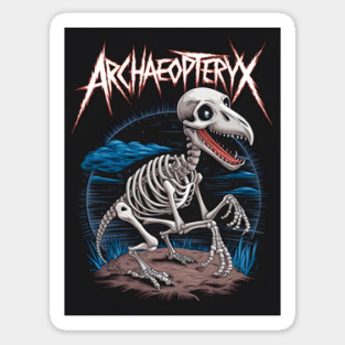 Archaeopteryx Skeleton Sticker