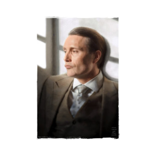 Pouty Hannibal Lecter Vintage Glaze Fast Paint T-Shirt