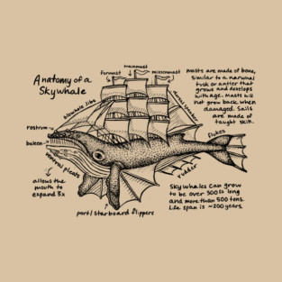 Skywhale Anatomy T-Shirt