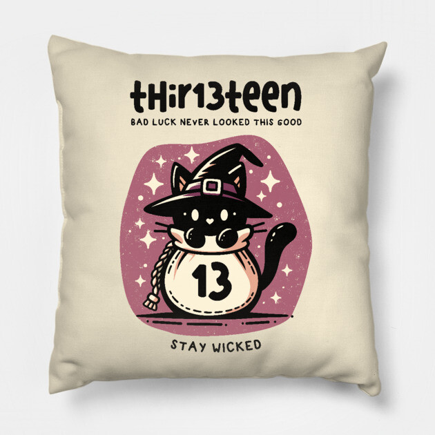THIR13TEEN Pillow by Fabrik