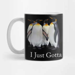 i just gotta be me penguin vintage Mug