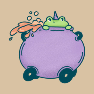 Frog in a Cauldron Car T-Shirt