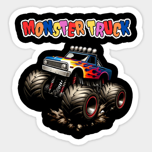 Monster Truck Sticker by BA